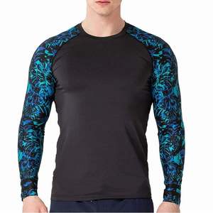 Camiseta de Compresión Unisex, Tejido Elástico que Absorbe la Humedad, Soporte Muscular, Capa Base para Entrenamiento en Gimnasio y Ropa Deportiva - Product Image 2