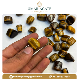 หินไทเกอร์อายธรรมชาติแบบขัดเงา – คริสตัลไทเกอร์อายสีน้ำตาลทองขัดเงาสำหรับขายส่ง - Product Image 4