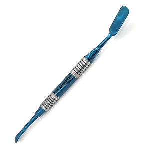 Élévateur périostal dentaire professionnel en acier inoxydable avec pointes recouvertes de titane bleu pour tissus gingivaux chirurgicaux - Product Image 6