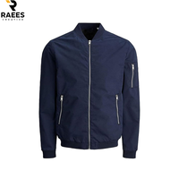 Blouson Bomber Homme Personnalisé Léger et Confortable en Toile Imprimée Imperméable et Coupe-Vent pour l'Hiver – Vente en Gros