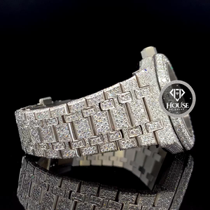 Reloj de Lujo para Hombre con Diamantes, de Acero Inoxidable, Analógico, Automático, con Caja Redonda y Esfera Decorada - Product Image 2