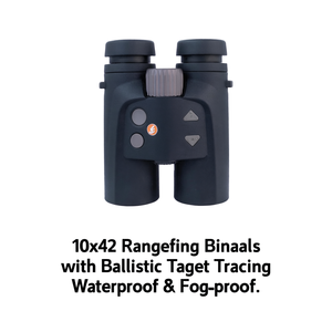 Binoculares con Telémetro 10x42 con Seguimiento Balístico de Objetivos, Resistentes al Agua y a la Niebla - Product Image 2