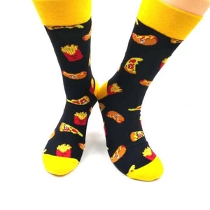 Calcetines de Mujer con Estampado de Dinosaurios, Mezcla de Algodón, Transpirables, para Uso Diario, Temporada de Primavera, Tejido de Grosor Estándar - Product Image 3
