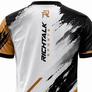 Camiseta Deportiva de Manga Corta para Hombre, 100% Algodón, Transpirable, de Secado Rápido, Corte Regular, Cuello Redondo, RICHTALK SPORTS - Product Image 5