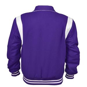 High Quality Unisex Bomber <b>Jacket</b> Sublimation Printed Customizable Baseball Letterman with Quality Collard Wholesale - Product Image 3