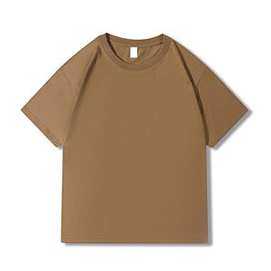T-shirt unisexe haut de gamme à manches courtes et col rond en coton peigné 230G, personnalisable avec logo brodé, fabrication OEM par l'usine BD en Chine - Product Image 4