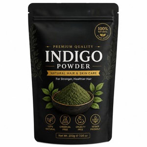 Private Label Chemical-free Indigo Powder 100% Pure & Natural Indigo Leaf Powder for Indigo for Hair Coloring & Hair Care - Product Image 1