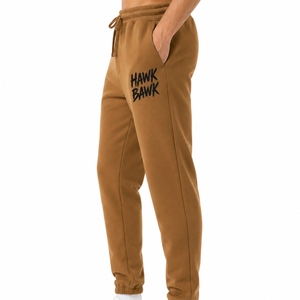 Custom <b>Men</b>’s Sweatpants <b>Drawstring</b> Casual Joggers Letter Print Right Leg Midweight Cotton Autumn Wear Sweatpants For Women - Product Image 3
