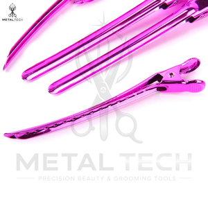 Pinces à cheveux violettes de qualité supérieure pour salon, pinces antidérapantes, accessoires de coiffure professionnels - Product Image 4