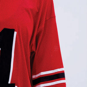 Camiseta Deportiva Retro de Fútbol Americano con Estampado por Sublimación Estilo Urbano Personalizado, Dos Tonos, Unisex, Corte Holgado - Product Image 4