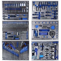 Chariot d'atelier professionnel 424 pièces avec outils inclus – Armoire à outils et boîtes à outils pour garage