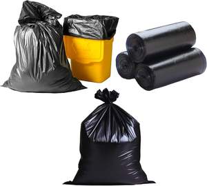 Lot de 3 sacs poubelles en plastique épais et durables de qualité supérieure pour l'exportation mondiale depuis l'Inde - Product Image 1