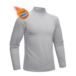 Chemises de compression pour hommes à manches longues, sous-vêtement de sport ajusté, anti-transpiration, haut de performance pour la course à pied et l'haltérophilie - Product Image 1