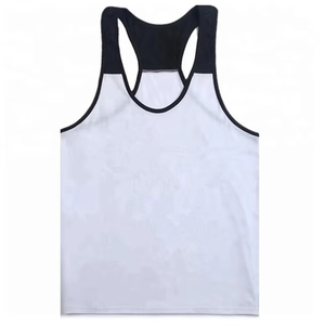 Débardeur de sport pour homme avec logo personnalisé, dos en Y, pour musculation et entraînement croisé - Product Image 4