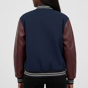 Veste de baseball universitaire en cuir sur mesure, très résistante, respirante, imperméable, style hip-hop, pour l'hiver – Meilleure vente - Product Image 6