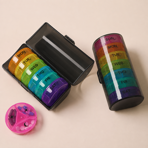 กล่องยาแบบพกพา 7 วัน รุ่นมินิ พร้อมช่องใส่ยา 21 ช่อง วัสดุ PP ปลอดสาร BPA-UP-07A - Product Image 4