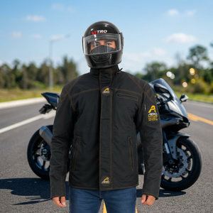 Customized Microfiber Windproof <b>Summer</b> Racing <b>Motorcycle</b> <b>Jacket</b> Full Sleeve - Product Image 4