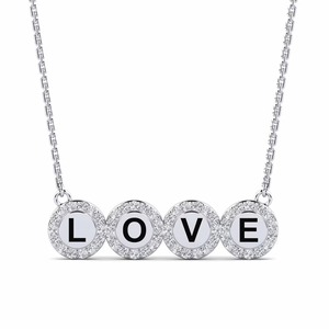 Pendentif Lettre en Argent 925 et Moissanite, Design Luxe Style Hip Hop, Unisexe, Cadeau de Fête, Pendentif de Mariage - Product Image 1