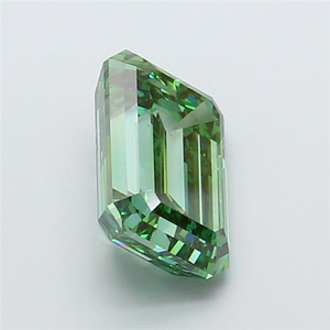 Magnifique pierre précieuse verte de 7 carats, taille émeraude, avec une symétrie de coupe élite et une clarté de couleur intense exceptionnelle. - Product Image 4