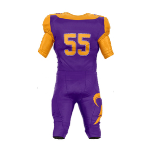 High Quality Low Price Wholesale American Football Uniform Made Of 100% Polyester American Football Uniform - Product Image 2