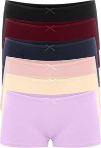 Braguitas tipo bóxer para mujer de buena calidad, tela suave, transpirable, elástica, suave, con soporte seguro, cobertura total, para uso diario. - Product Image 6