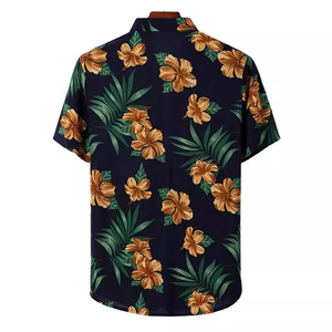 Nueva Llegada, Camisas de Esmoquin Transpirables con Botones, Estilo Hawaiano Floral, Personalizadas con Impresión 3D para Hombre, Tallas Grandes - Product Image 2