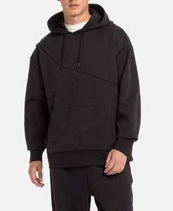 Conjunto Deportivo con Capucha Negra, Sudadera con Capucha y Pantalones Deportivos, Logotipo Personalizado, Ropa Deportiva de Primavera Unisex 2026 - Product Image 1