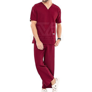 Tenues Médicales Tendance FLEXWEAR Unisexe – Ensembles Blouse et Pantalon en Sergé de Coton Extensible 100% – Uniformes de Haute Qualité Personnalisables - Product Image 4