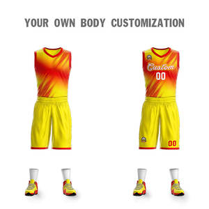 Uniformes de basket-ball sublimés sans manches, tailles plus grandes pour hommes et femmes, tissu respirant et durable, prix de gros - Product Image 3