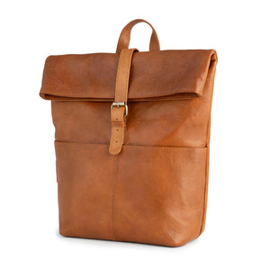 Sac à dos en cuir personnalisé léger, style vintage moderne, imperméable, portable, durable, avec fermeture éclair, souple, pour usage quotidien et extérieur, pliable - Product Image 6