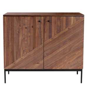 Mueble de Almacenamiento de Madera Maciza de Diseño Moderno y Rústico, Hecho a Mano, Ecológico y Duradero para el Hogar, Bar o Comedor - Product Image 2