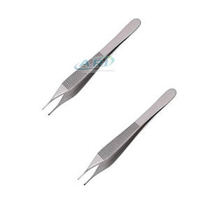 Instrumentos de Precisión de Acero Inoxidable, Pinzas Adson de Acero Inoxidable, Pinzas Quirúrgicas Médicas para Clínica - Product Image 6