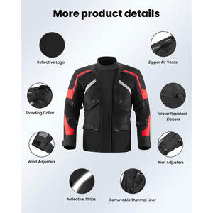 Vestes de moto personnalisées à prix réduit pour hommes – Équipement de conduite sur mesure et tendance – Veste de sécurité pour motard - Product Image 6