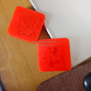 Latest Design High Quality <b>Acrylic</b>/Wooden Handmade Coasters with Customized Color Logo 4 Inch Mats Pads for Home Restaurant Use - Product Image 2