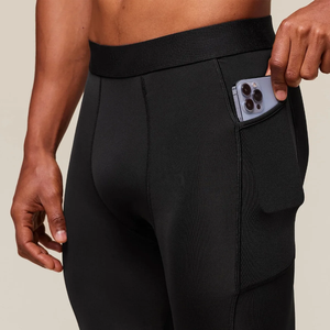 Shorts de compression à séchage rapide pour hommes, pour l'entraînement sportif, la performance athlétique, la course à pied, la couche de base, vente en gros - Product Image 4