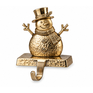 Soporte de Lujo para Calcetines Navideños de Latón Dorado, Gancho Resistente de Metal con Forma de Ciervo para Decoración de Chimenea - Product Image 3