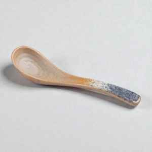 Cuchara de Cerámica Japonesa Pequeña Azul Hecha a Mano, Vajilla Retro para Comidas, Vajilla de Hotel, Artículos de Cocina para el Hogar, Servicio de Cena - Product Image 3