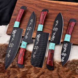 Latest Cooking <b>Knife</b> Set Durable Stainless Steel Blades High Quality <b>Kitchen</b> Tasks Chef <b>Knife</b> Set Available At Wholesale Rate - Product Image 3