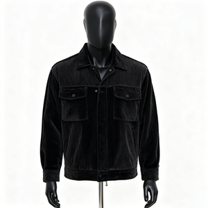 Customize Men's Brown Genuine <b>Leather</b> <b>Biker</b> <b>Jacket</b> Stand Collar Zipper Waterproof High Street Winter Cotton Lining Front 220g - Product Image 3