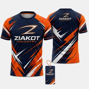 Camiseta Deportiva Patriótica con Bandera Americana 3D en Rojo y Blanco, Diseño Nuevo de la Industria ZIAKOT, Personalizada para Hombre - Product Image 2