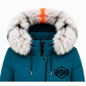 Women's Outdoor <b>Waterproof</b> Parka <b>Jacket</b> with Breathable Fabric, Adjustable Hood and Soft <b>Warm</b> Inner Lining for Hiking - Product Image 3