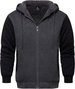 Sweat-shirts personnalisés épais, imperméables, écologiques, coupe ample, en molleton de coton double couche pour hommes - Product Image 6