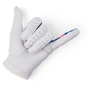 Guantes de Golf Profesionales para Zurdos, de Piel de Oveja Genuina, Antideslizantes, Resistentes, Transpirables, con Diseño de Impresión por Transferencia de Calor y Gancho - Product Image 2