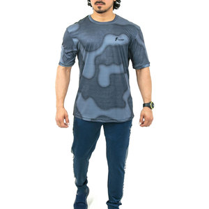 เสื้อยืดออกกำลังกายผู้ชายคุณภาพสูง น้ำหนักเบา เป็นมิตรกับสิ่งแวดล้อม แห้งเร็ว ผลิตจากโพลีเอสเตอร์ 100% รับผลิตจำนวนน้อย ขายส่ง - Product Image 3