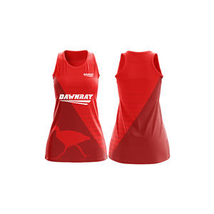 เสื้อเน็ตบอลรักษ์โลก |   ชุดยูนิฟอร์มเน็ตบอลแบบซับลิเมชั่นพร้อมโลโก้ทีม ชื่อ และหมายเลข |   โพลีเอสเตอร์ที่ระบายอากาศได้ดี - Product Image 1