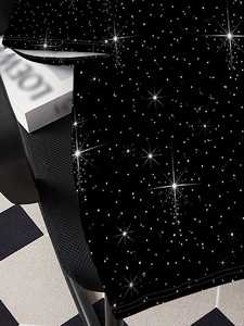 T-shirt graphique à strass pour homme, manches courtes, à pois scintillants, streetwear, marque personnalisée, faible MOQ - Product Image 3