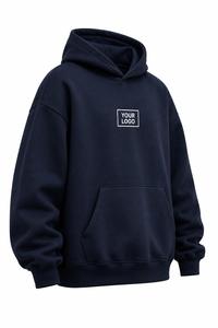 Sudadera con Capucha Holgada para Hombre, de Felpa, con Bolsillo Frontal, Informal, de Algodón Tejido, Ecológica, Transpirable, para Invierno - Product Image 5