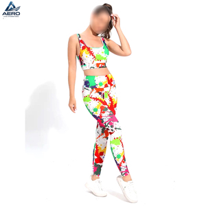 Conjunto Deportivo para Mujer 2026, Cómodo, de la Mejor Calidad, con Estampado por Sublimación, Top Deportivo y Leggings - Product Image 4