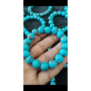 Natural IRANI <b>TURQUOISE</b> <b>Beaded</b> BRACELETS Handmade Bohemia Style Unisex Gift Healing Fashion Jewelry Bracelets - Product Image 2