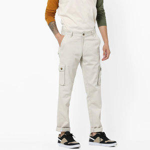 Nouveauté 2026 : Pantalon cargo droit pour homme, 100% Coton, Fabriqué au Pakistan, Séchage rapide, Confortable, Style décontracté, Polyvalent - Product Image 1